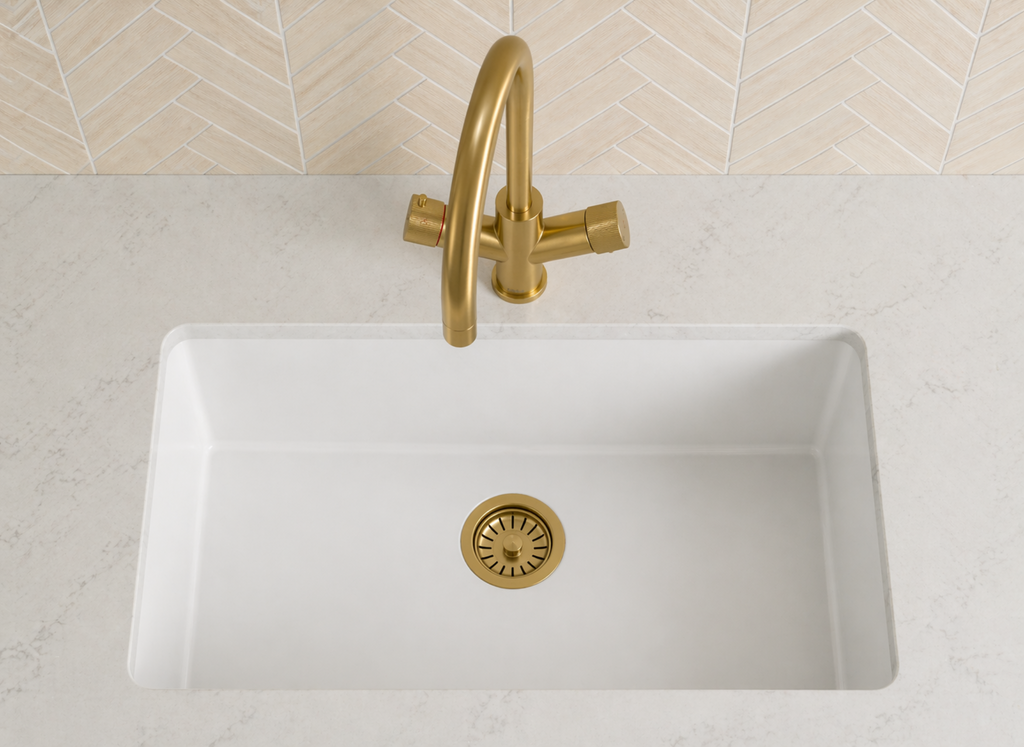 Verossi | Varelle | 3 in 1 Boiling Water Tap | Swan Spout | Brass