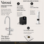 Verossi | Varelle | 3 in 1 Boiling Water Tap | Swan Spout | Chrome