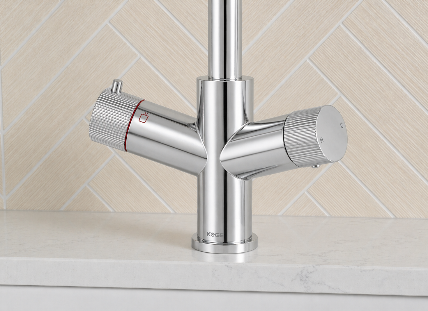 Verossi | Varelle | 3 in 1 Boiling Water Tap | Swan Spout | Chrome