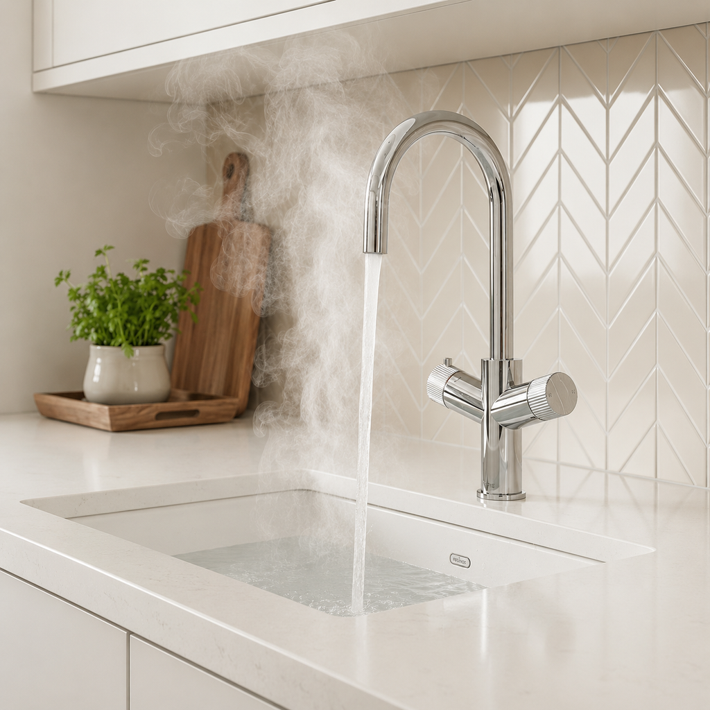 Verossi | Varelle | 3 in 1 Boiling Water Tap | Swan Spout | Chrome