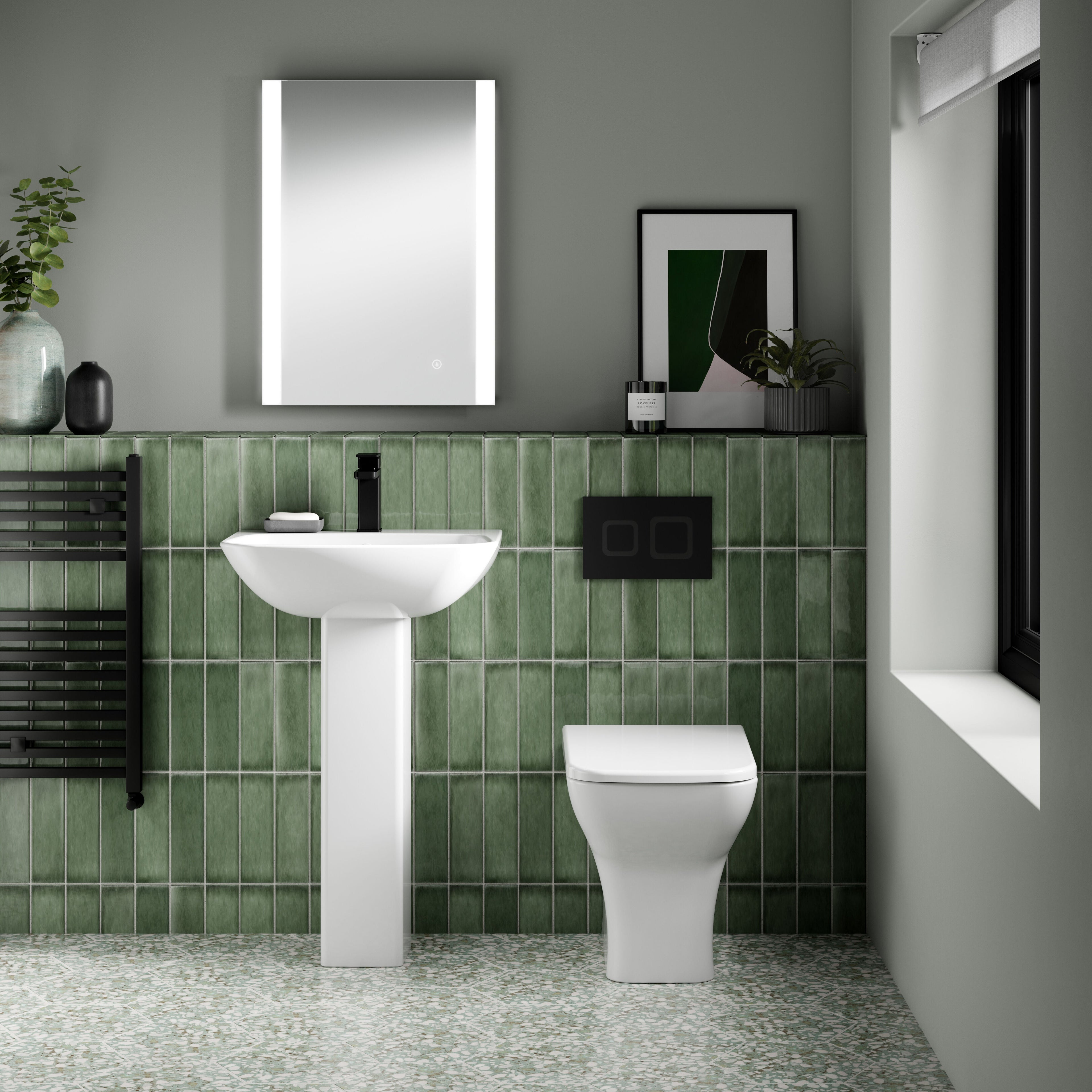 Ava Back To Wall Pan & Soft Close Seat