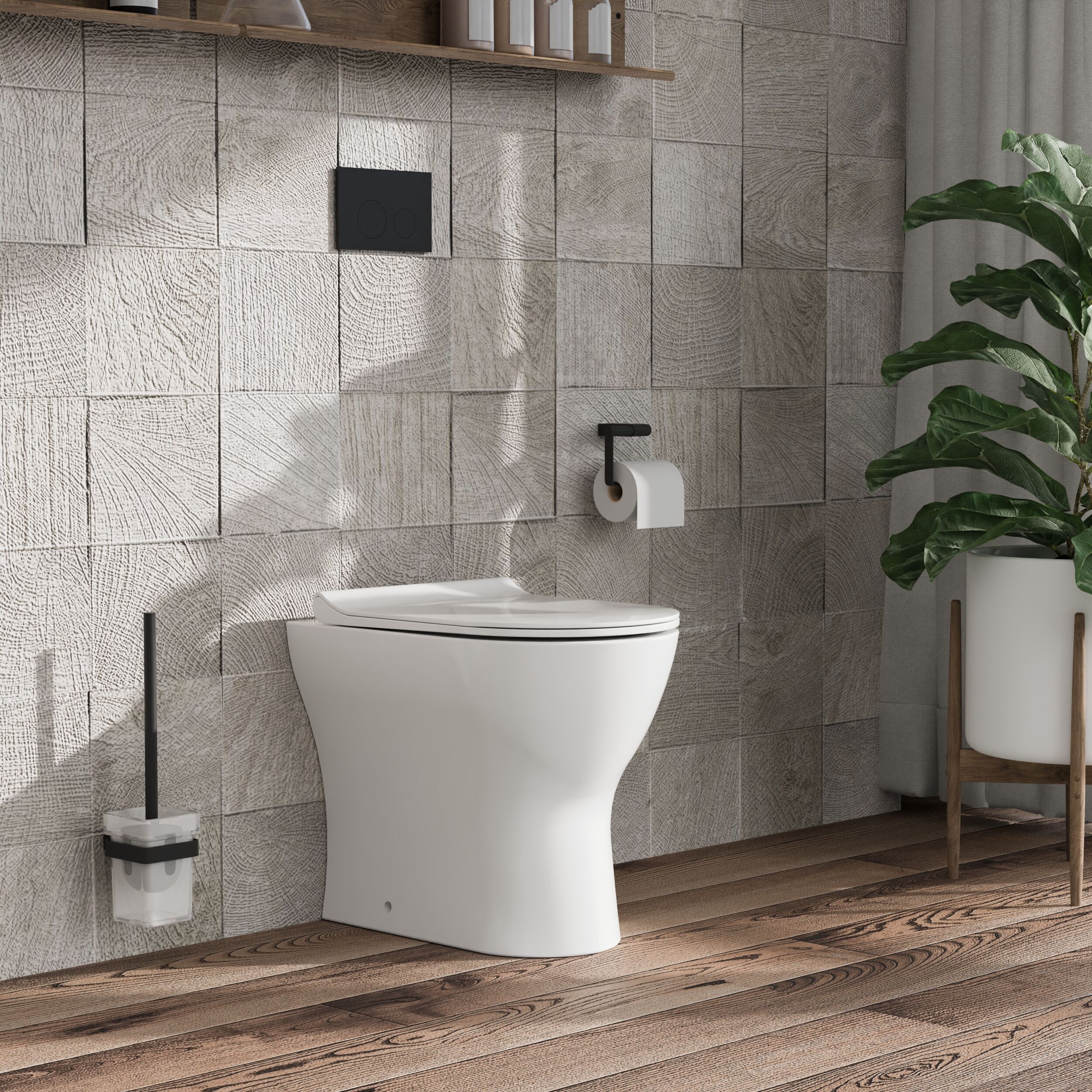 Freya Back To Wall Pan & Soft Close Seat