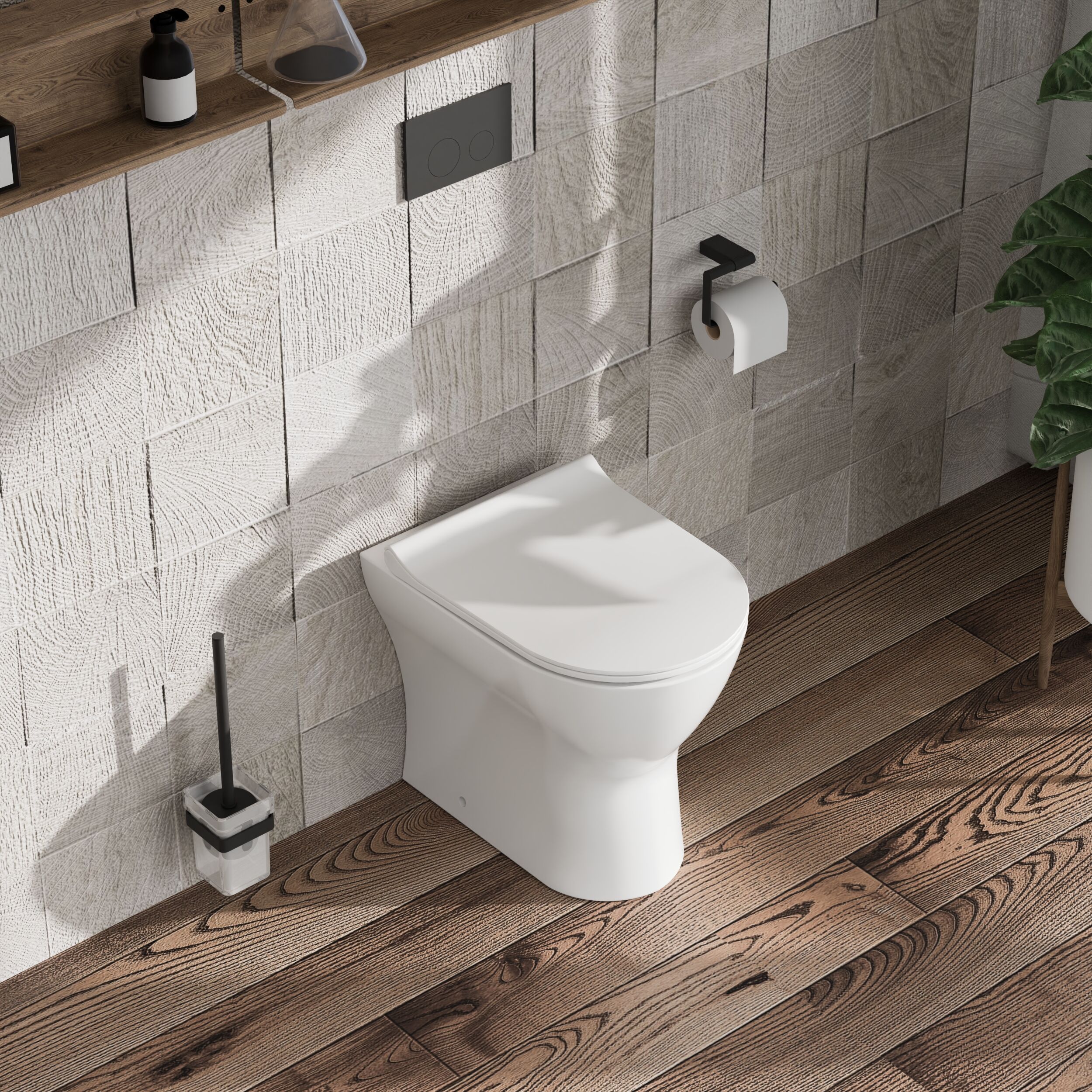 Freya Back To Wall Pan & Soft Close Seat