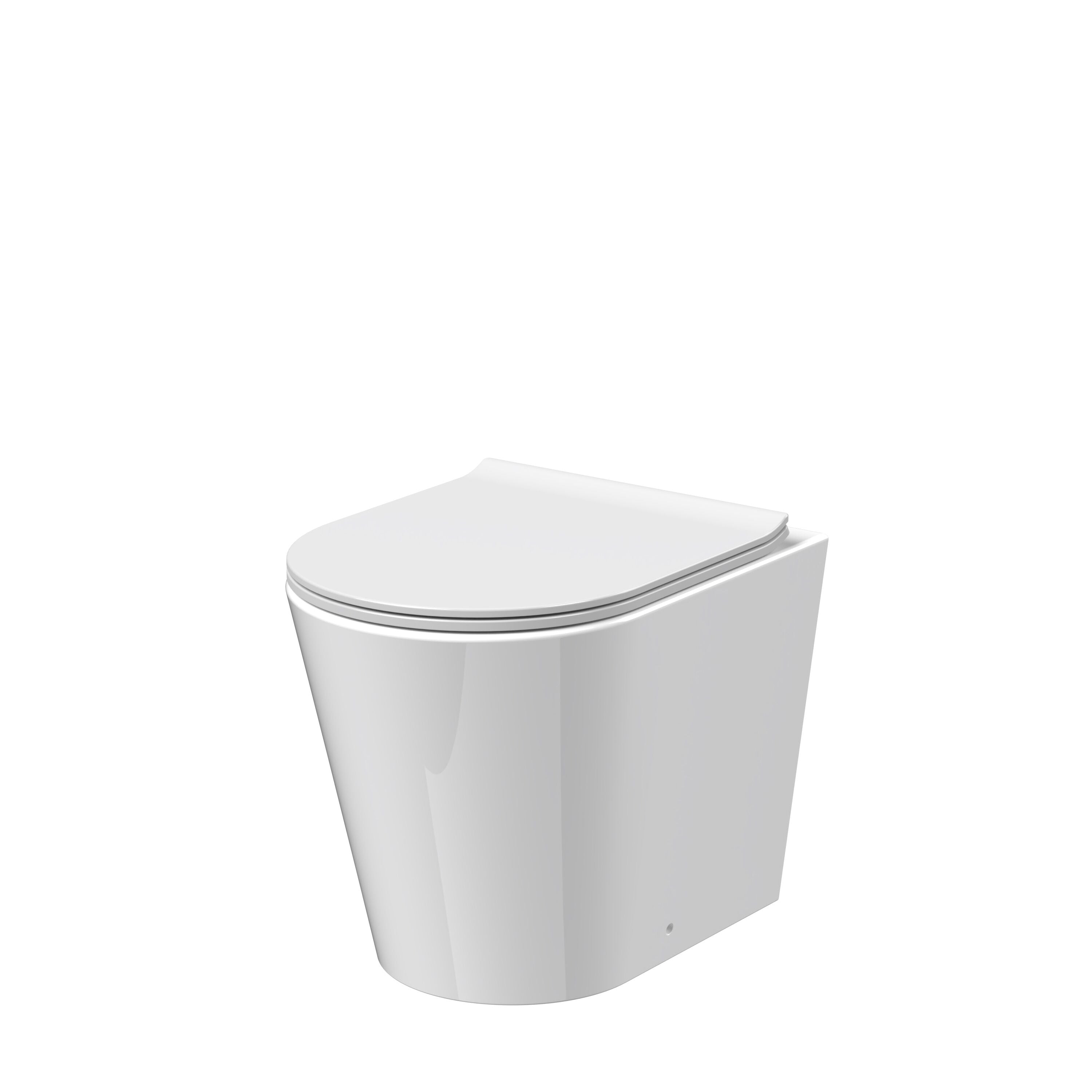 Round Rimless BTW Pan & Soft Close Seat