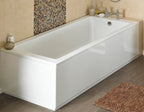 Nuie 1700mm MDF Gloss Straight Front Bath Panel With Plinth