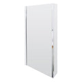 Nuie 815mm Semi-Frameless Chrome L-Shaped Bath Screen