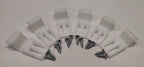 Nuie White Bath Panel Clips (Pack of 6)