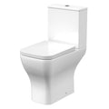Ava Comfort Height Rimless Toilet Pan, Cistern & Seat