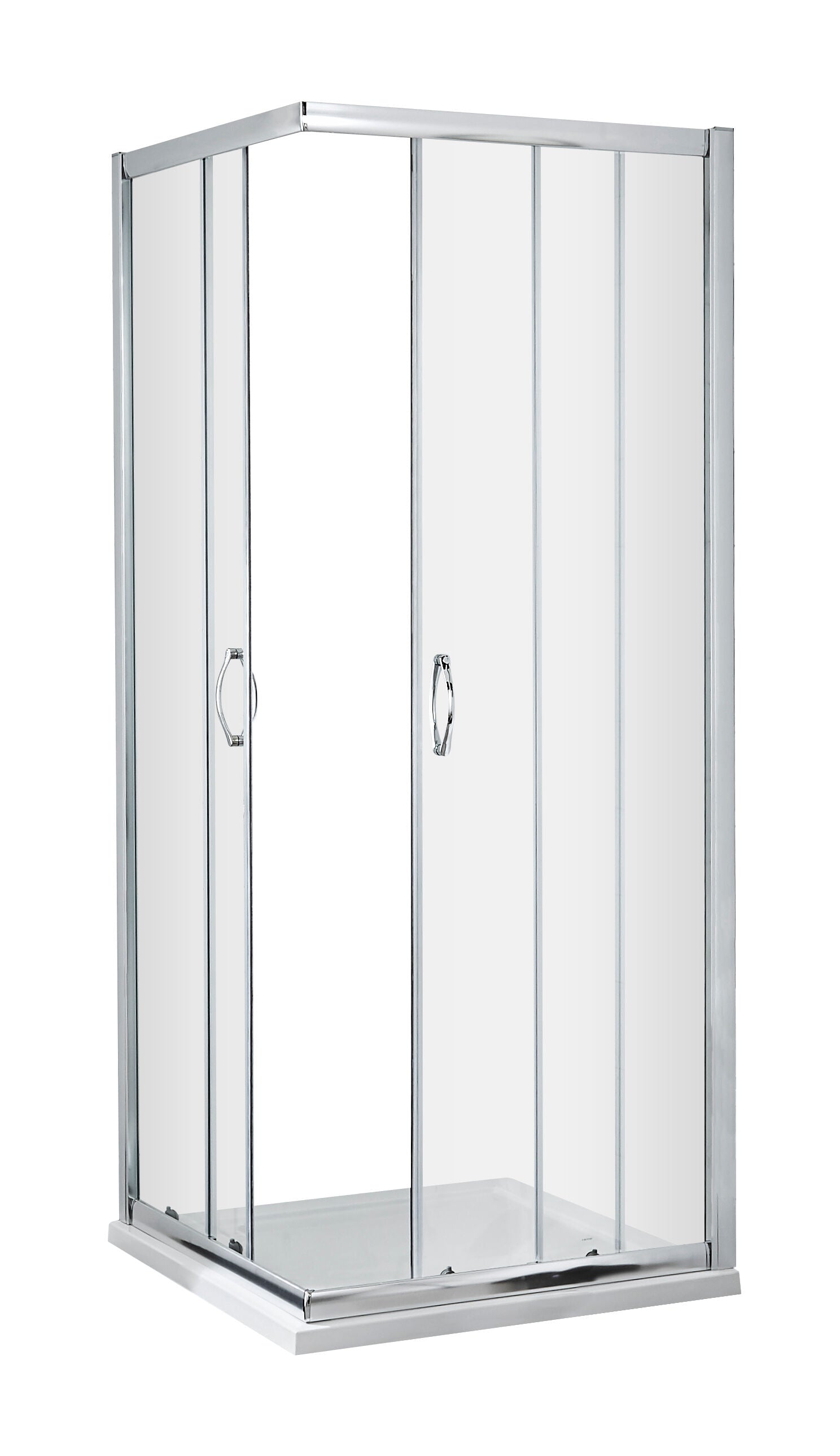 Nuie Ella 745mm Framed Chrome Shower Enclosure