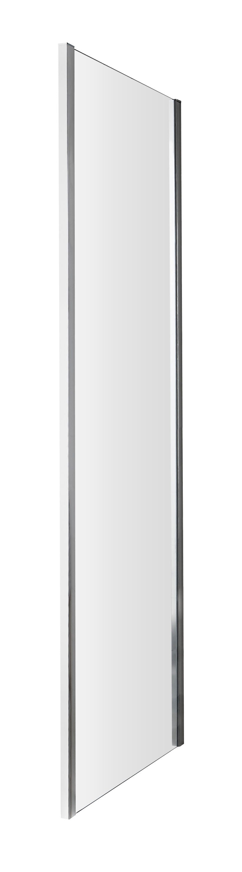 Nuie Ella 790mm Semi-Frameless Chrome Side Panel