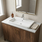 1 Tap Hole Ceramic Basin with Deep 40mm Profile 800mm