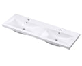 1200mm Double Ceramic Mid-Edge Basin
