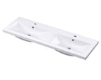1200mm Double Ceramic Mid-Edge Basin
