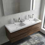 1200mm Double Polymarble Mid-Edge Basin