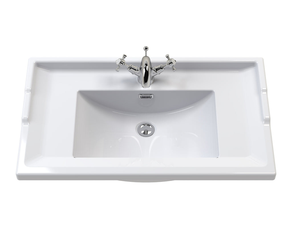 600mm Traditional Basin 1 Tap Hole