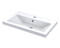 Arno Compact 620mm Ceramic Basin 1 Tap Hole