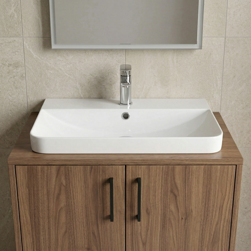Core 600mm Thin Edge Basin 1TH