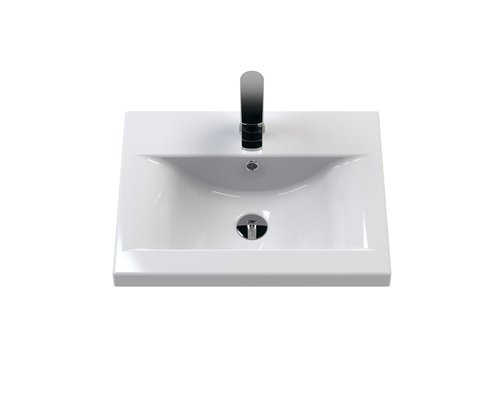 Furniture Mid-Edge Ceramic Basin 1 Tap Hole 500mm
