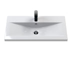 Furniture Mid-Edge Ceramic Basin 1 Tap Hole 800mm