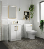Furniture Minimalist Slimline Ceramic Basin 1 Tap Hole 500mm