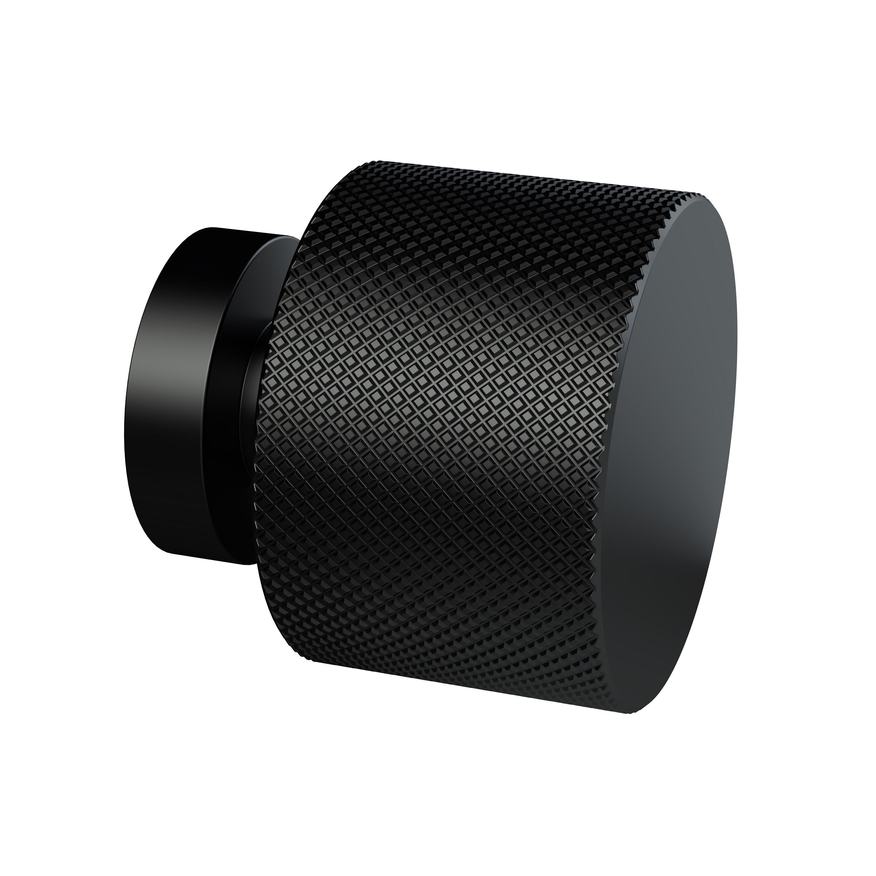 Nuie Lux Round Black Knob