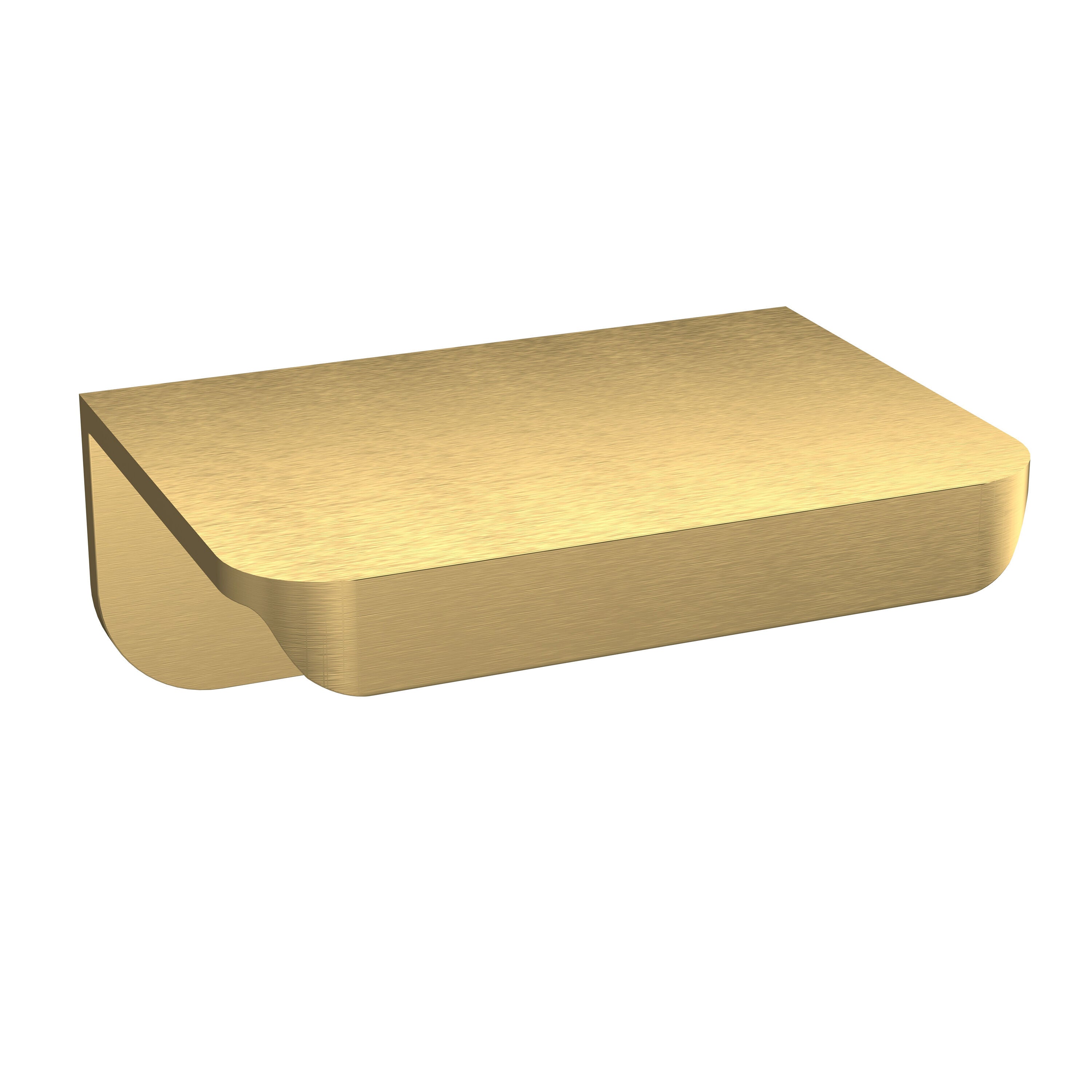 Nuie 50mm Brushed Brass Wrapover Handle