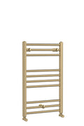 Hudson Reed Lorica 800mm x 500mm Brushed Brass Vertical Single Panel Radiator