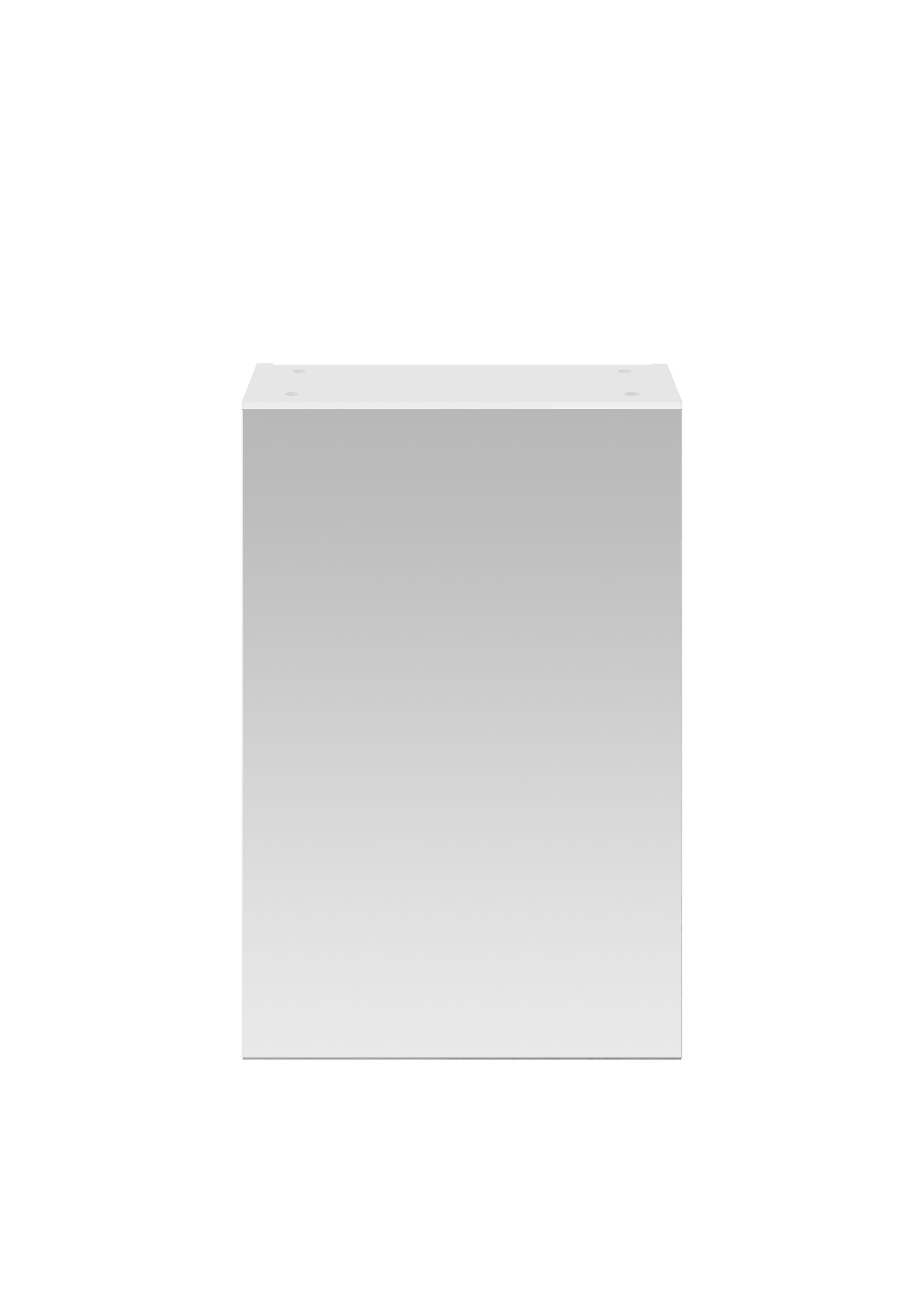 Fusion Fitted Wall Hung 1 Door Mirror Cabinet 450mm