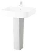 Nuie Bliss 670mm White Contemporary Full Pedestal