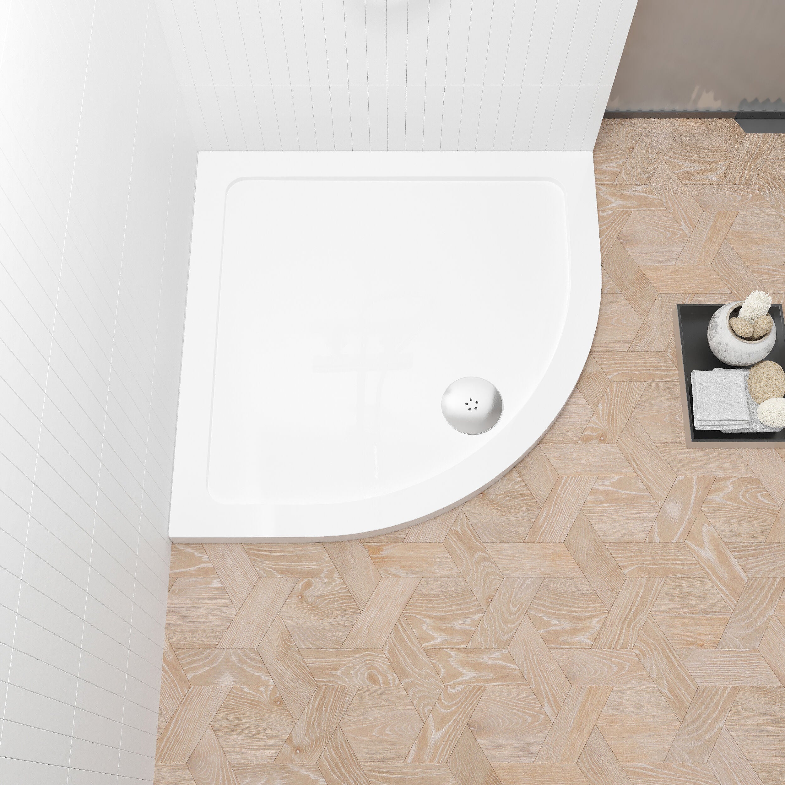 Quadrant Slimline Shower Tray 800 x 800mm