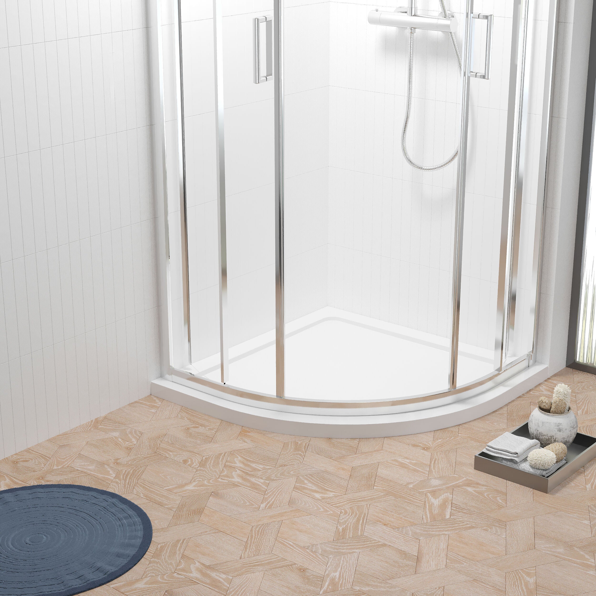 Quadrant Slimline Shower Tray 800 x 800mm
