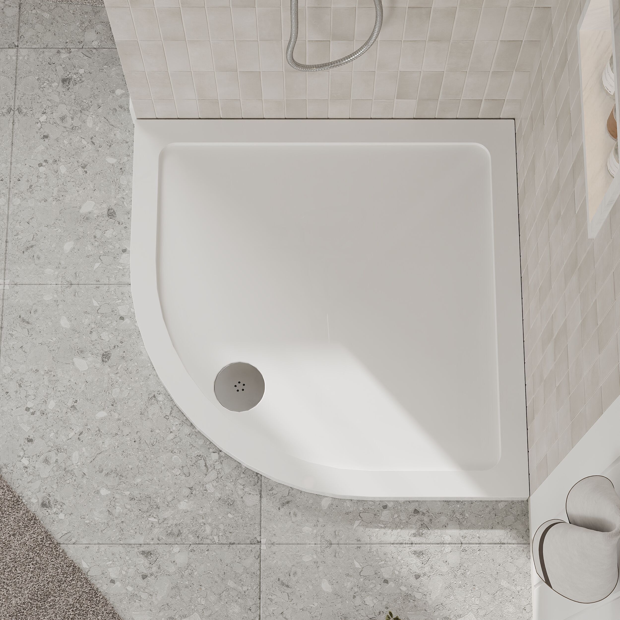Quadrant Slimline Shower Tray 900 x 900mm