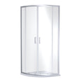 Nuie Rene 880mm Framed Chrome Shower Enclosure