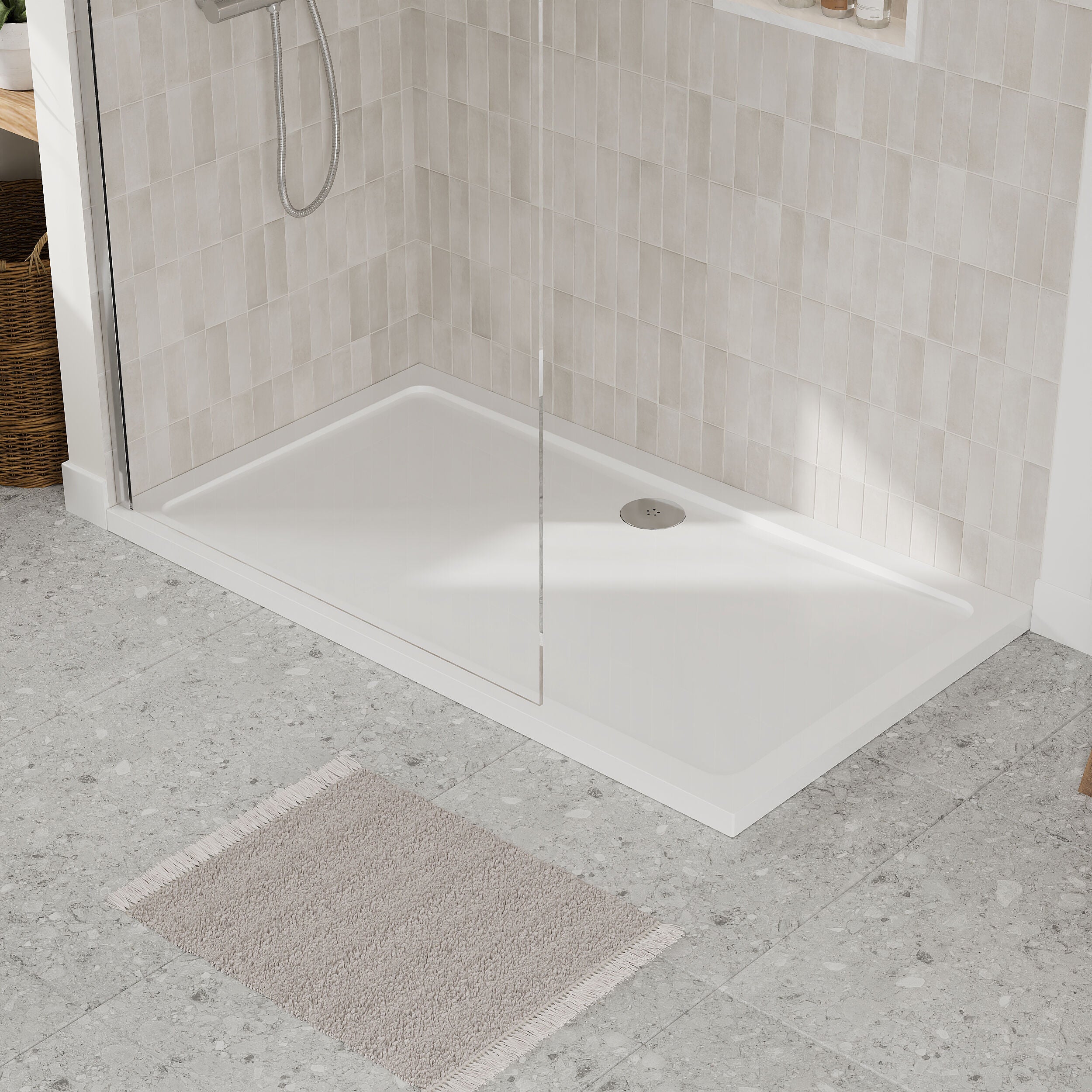 Rectangular Slimline Shower Tray 1400 x 800mm