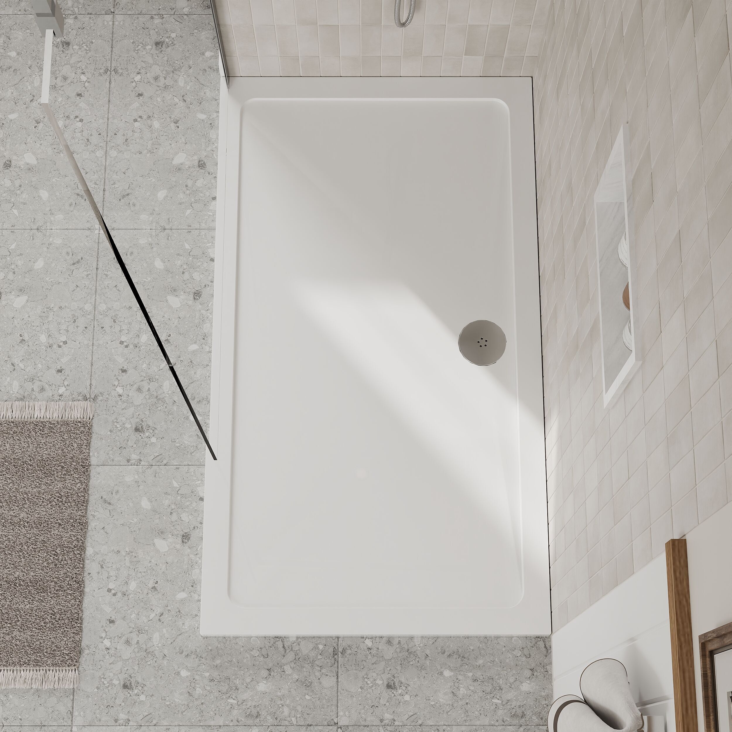 Rectangular Slimline Shower Tray 1400 x 800mm