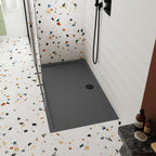 Nuie 90mm Matt Black Fast Flow Shower Tray Waste