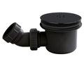 Nuie 90mm Matt Black Fast Flow Shower Tray Waste