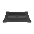 Nuie Black Grid Square Shower Tray Waste Black Top
