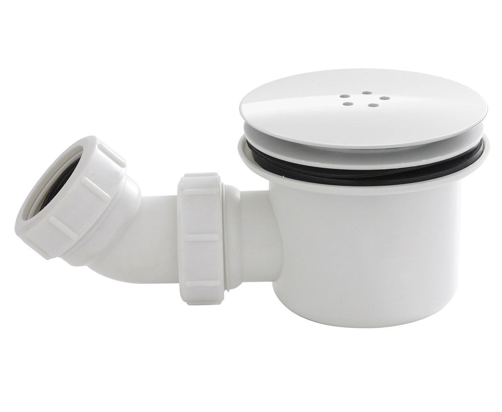 Nuie 90mm Matt White Fast Flow Shower Tray Waste