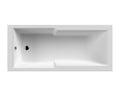 Nuie Straight 1700mm Square Single Ended Bath With Legs