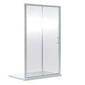 Nuie Rene 1190mm Framed Chrome Sliding Shower Door