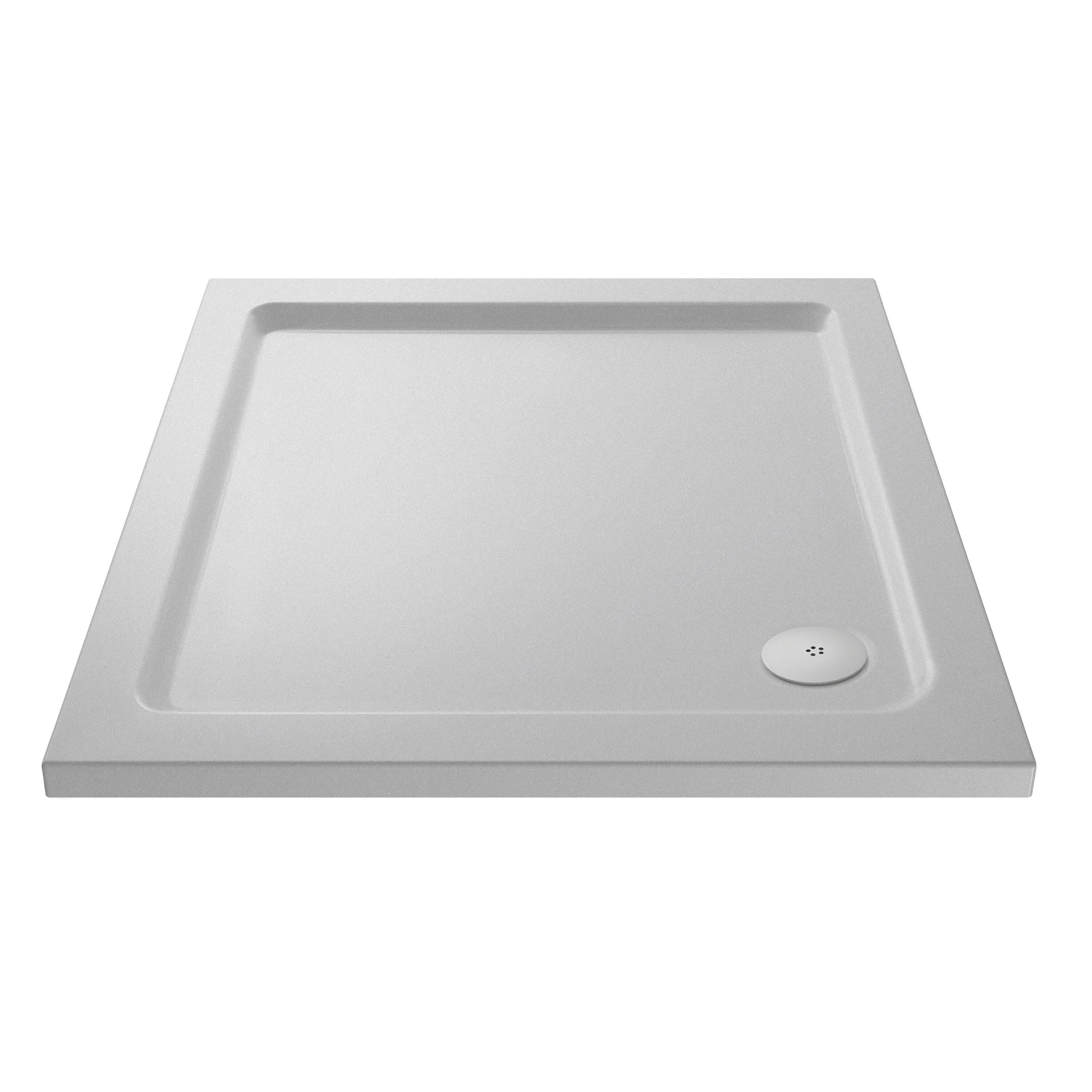 Slip Resistant Square Slimline Shower Tray 800 x 800mm