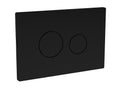 Nuie Round Black Dual Flush Push Button