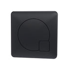 Nuie Square Black Dual Flush Push Button
