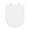 Nuie D-Shaped Soft Close Toilet Seat With Quick Release Hinge