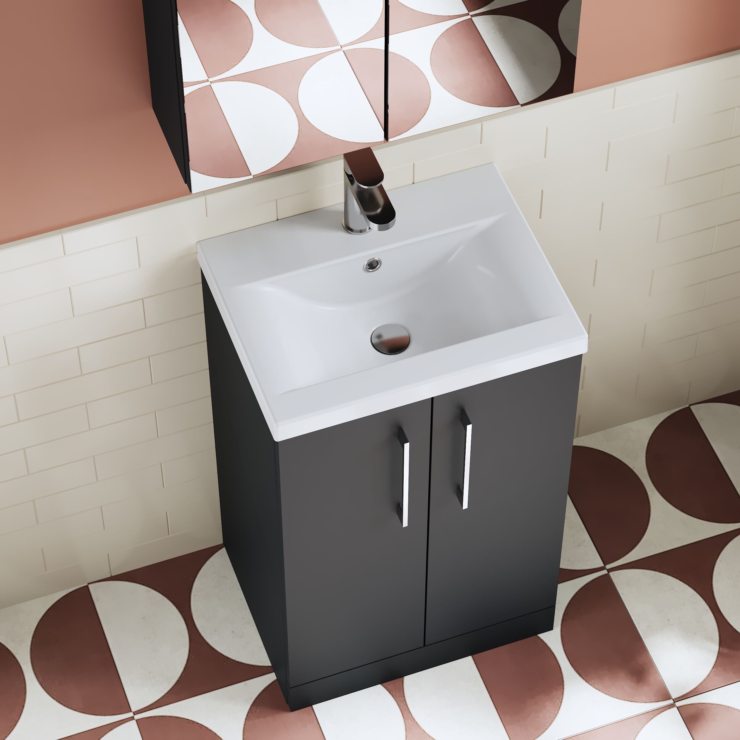 500mm Floor Standing 2 Door Unit (365 Deep)