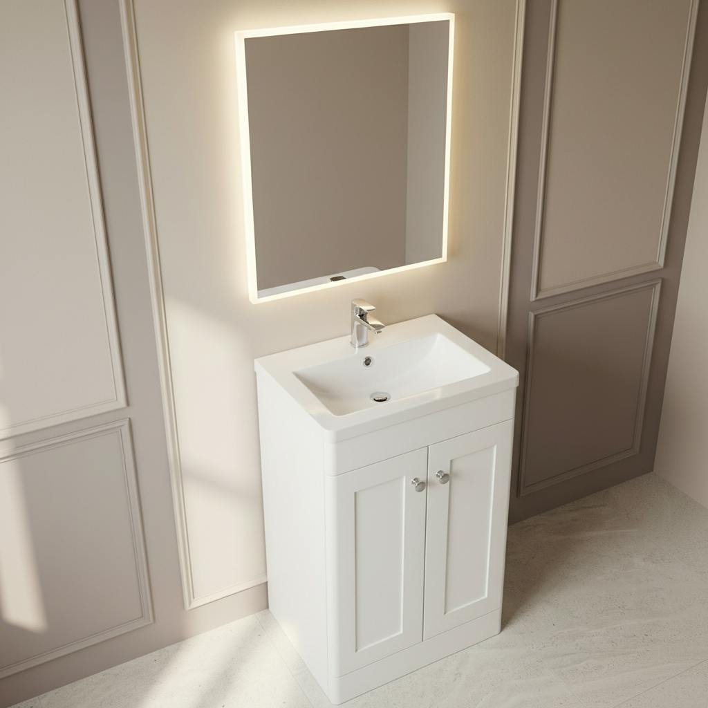 Classique Floor Standing 2 Door Unit, 500mm