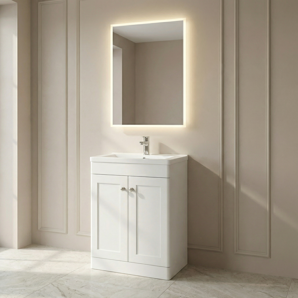 Classique Floor Standing 2 Door Unit, 600mm