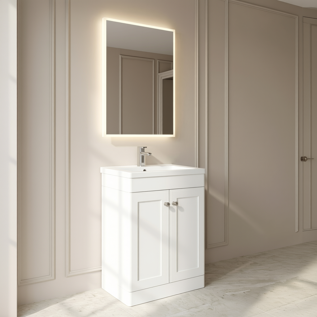 Classique Floor Standing 2 Door Unit, 600mm