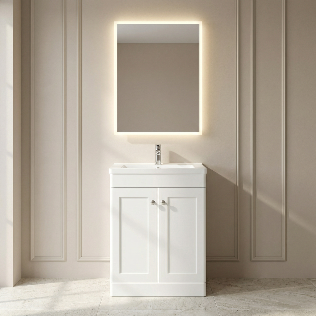 Classique Floor Standing 2 Door Unit, 600mm